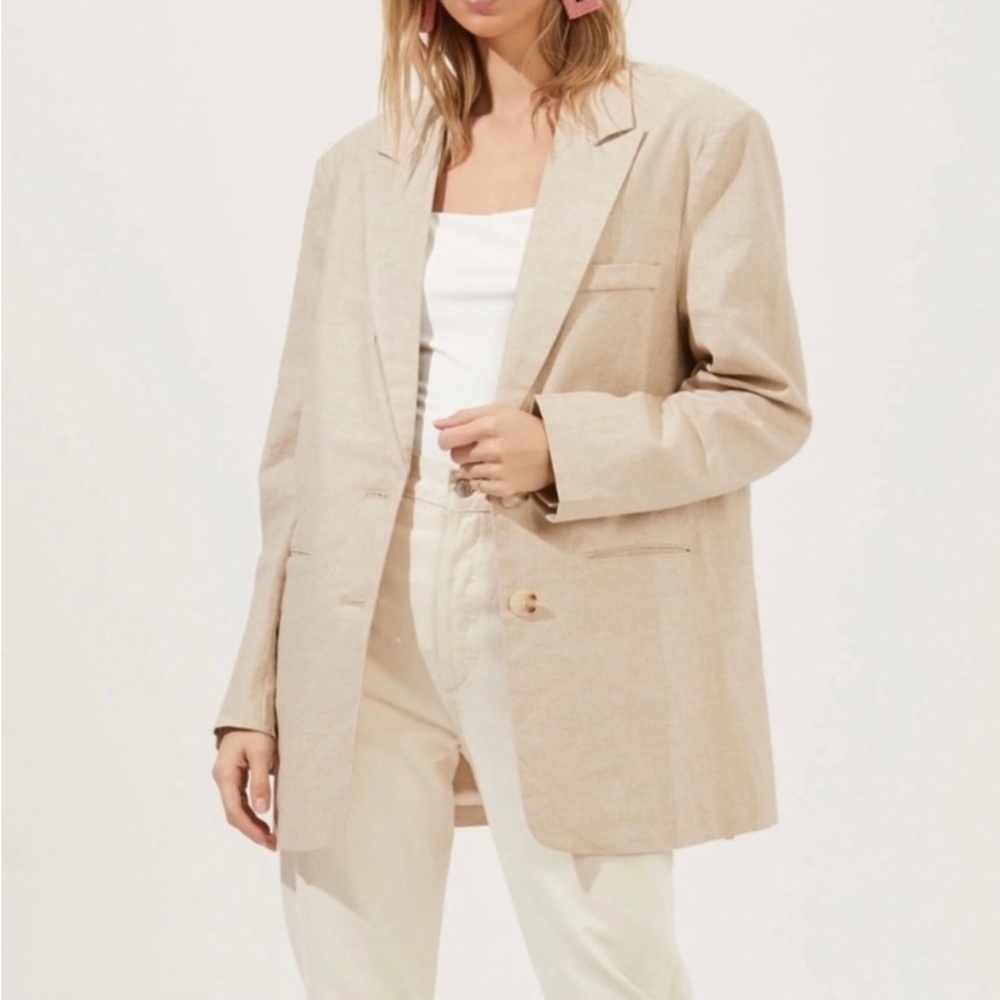 ASTR the Label Linen Blazer NWT
